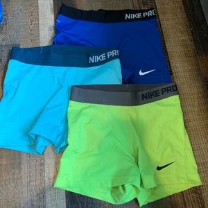 Nike pro shorts bundle